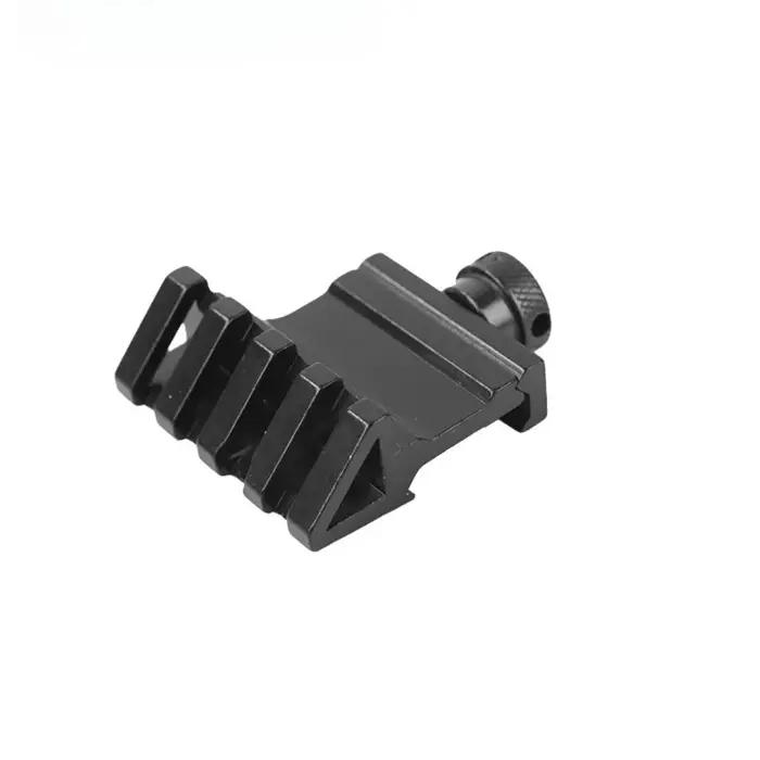 Rail tactique 4 fentes 45 degrés en aluminium alliage 6061 pour installation de lasers, lampes de poche et vues à points rouges sur fusil chasse occcasions spéciales
