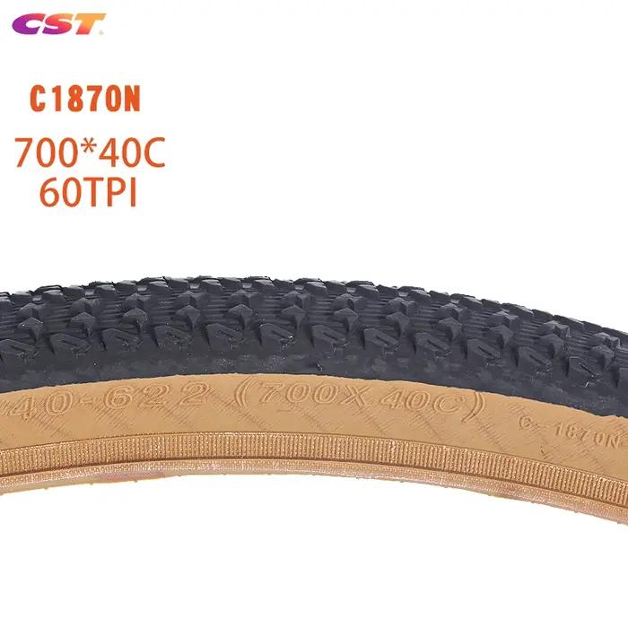 CST-Pneu de vélo de route 700C, 700 x 40C, C1870N, 40-622 60TPI, degré d'usure