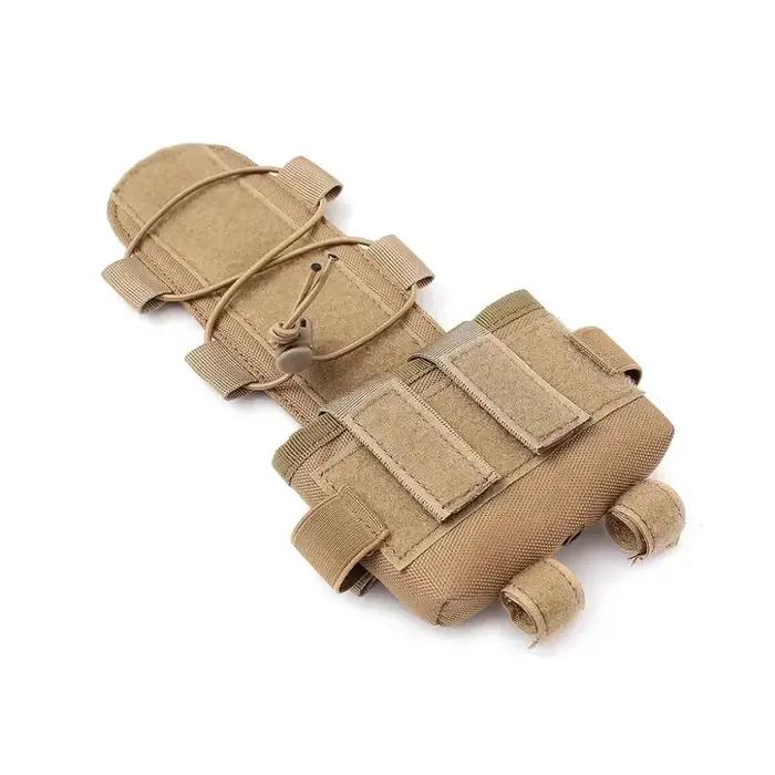 Poche batterie tactique MK2 pour casque avec contrepoids NVG, organisateur nylon chasse nocturne