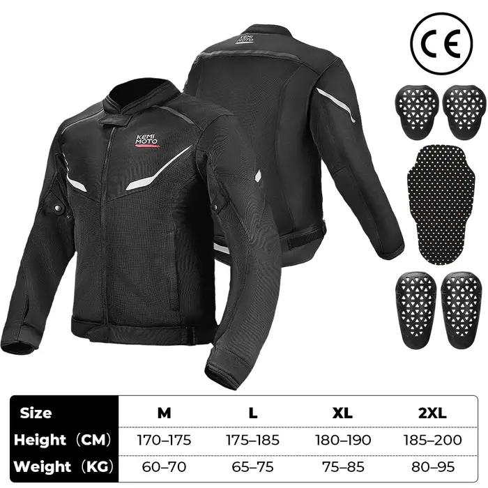 Veste de moto homme pour riding printemps ete conception respirante en mesh souple protections certi