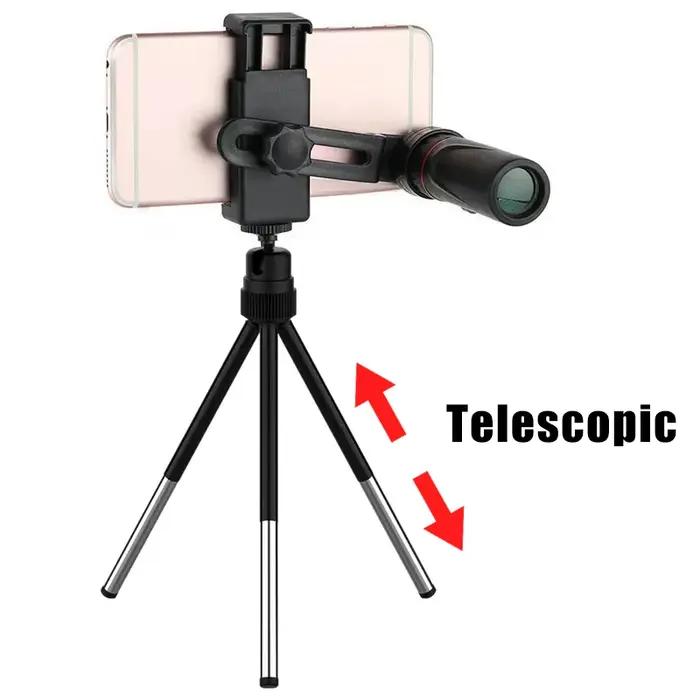 Télescope Monoculaire 2000x24 HD Portable Mini pour Randonnée Chasse Observation Oiseaux Téléscope Zoom