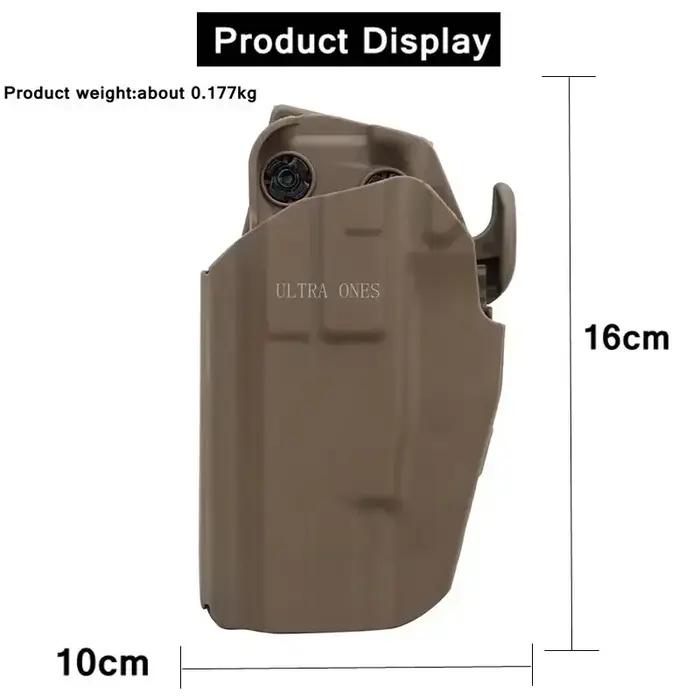 Étui tactique pour pistolet G17 20 21 22 37 SIG P226, étui de ceinture pour pistolet de chasse et de