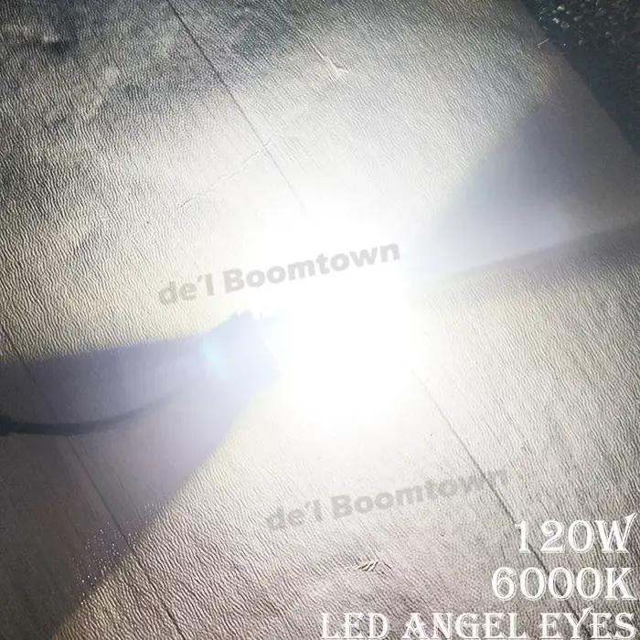 Ampoules de marqueur d'anneau d'oeil d'ange LED blanc sans erreur pour BMW X1 E84 phare au xénon 200