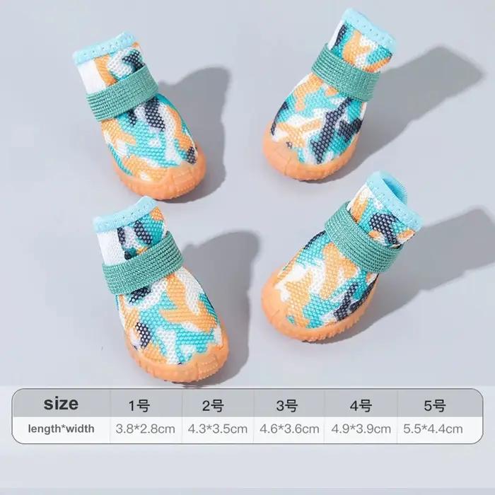 Chaussures en maille respirante pour chiots