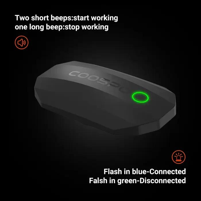 COOSPO BLE ANT + moniteur de fréquence cardiaque noir ceinture pectorale sport capteur sans fil Fitn