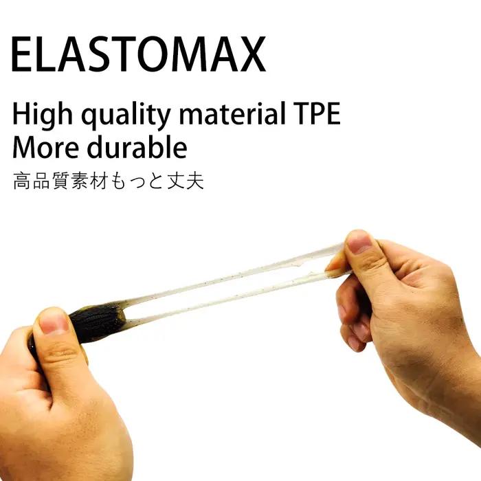 B & U 73mm flottant doux leurre de pêche grenouille appâts truite bar leurre Silicone Swimbait gabar