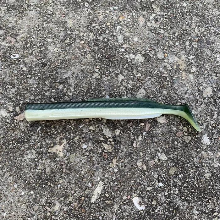 HAIMALUO heureux doux leurre de pêche queue artificielle eau salée appât de pêche Swimbait bar de me