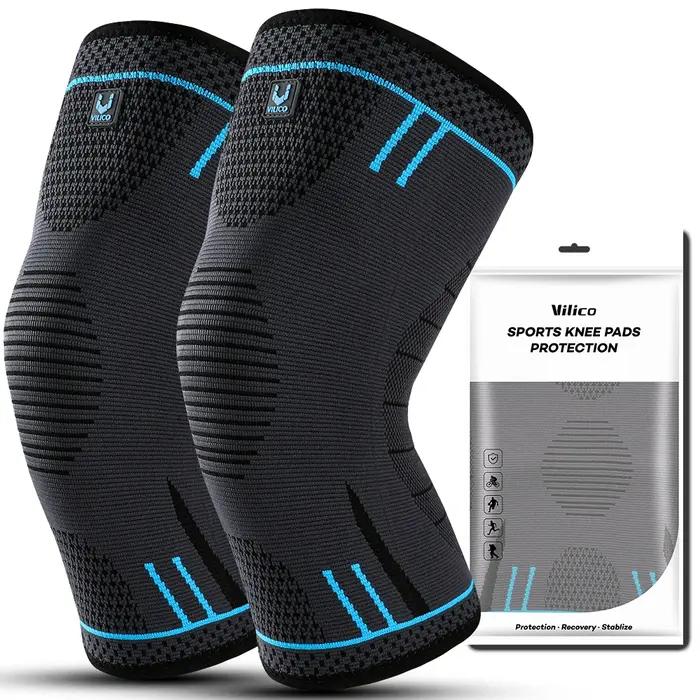 Manchon de soutien de genou à Compression, genouillères élastiques, attelle de ressorts, protection