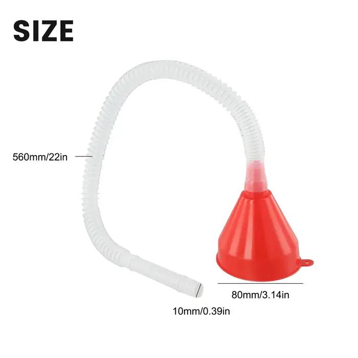 Entonnoir universel de ravitaillement de voiture avec extension de tuyau amovible pour maintenance automobile efficace et propre pour voitures et motos