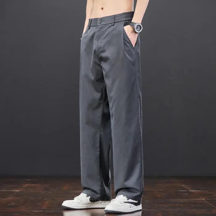 Pantalon décontracté homme en tissu Lyocell