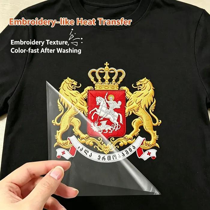 Chemises polo imprimées avec le blason du Maroc pour hommes