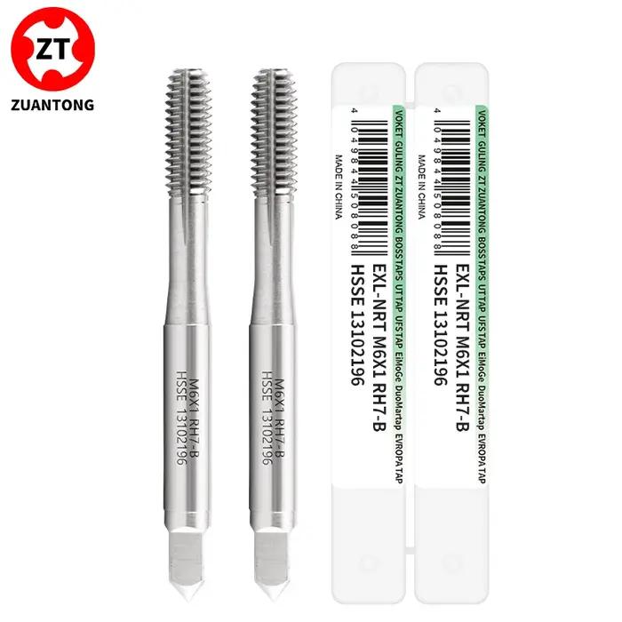 Tarauds de filetage pour machine ZUANTONG HSSE-M42 norme JIS M3M4M5M6M7 M8M9M10 M11 M12 M14 M16 pour