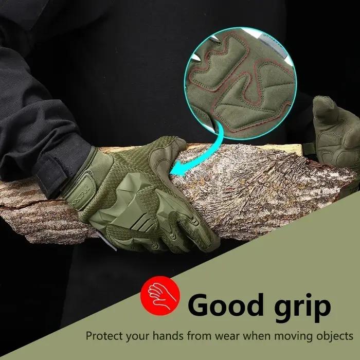 Gants tactiques camouflage pour hommes, chasse en plein air, randonnée, escalade, sport, Camping, Co