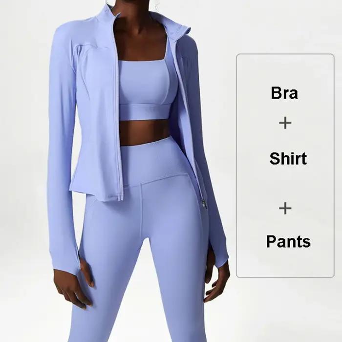 Ensemble de Yoga 3 pièces pour femmes