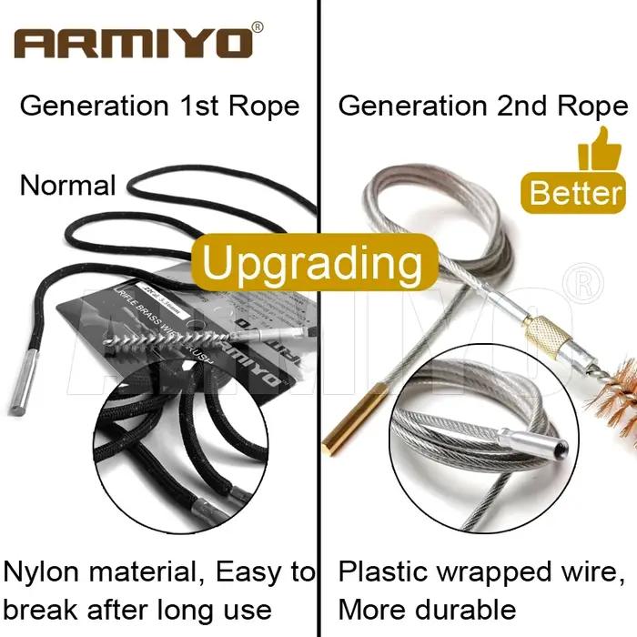 Armiyo.17Cal 4.5mm à 12GA 12 calibre 18.5mm diamètre fusil propre dépôt de carbone Plaque dentaire chasse