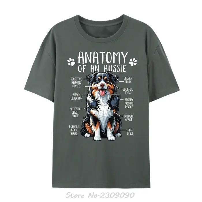 Anatomie drôle berger australien amoureux des chiens propriétaire