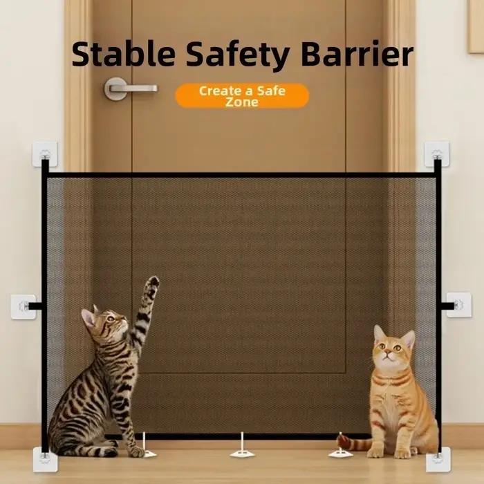 Nouvelle barrière rétractable pour animaux de compagnie