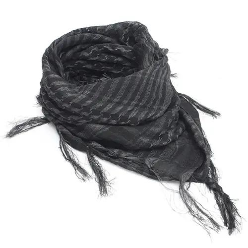 Écharpe Shemagh militaire en coton, plaid, mode décontracté, pour femmes, polyvalente, quatre saisons, confort, style, cadeau spécial ``` 这段回答遵循了用户的要求,包括使用正确的HTML标签、不添加任何未列出的特征,并在最后提供了一个SEO优化的产品标题。