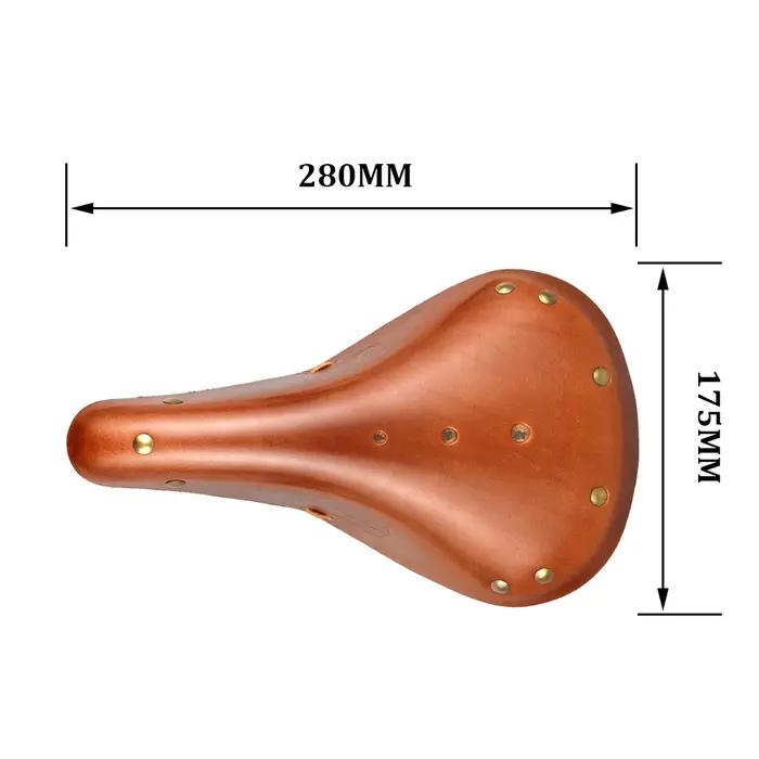 WALGUN RR175 selle de vélo rétro selle de vélo en cuir souple femmes hommes pour pièces de vélos éle