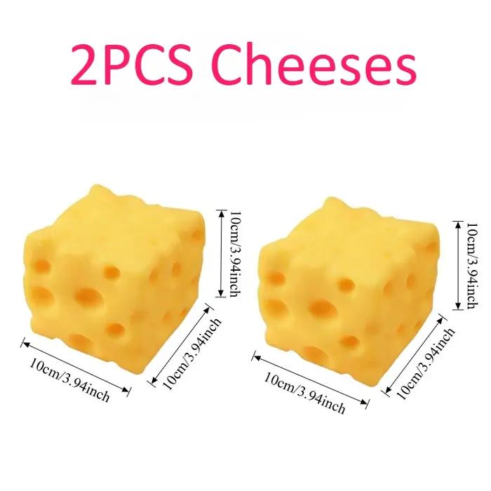Jouet géant en forme de fromage anti-stress design naturel pour détente et amusement occasions spéciales et cadeaux d'anniversaire pour adultes