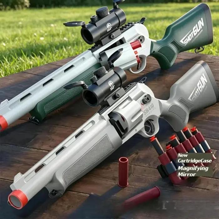 Modèle de revolver rétro classique