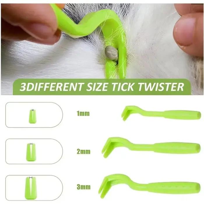 Kit de suppression des tiques et puces pour chiens et chats