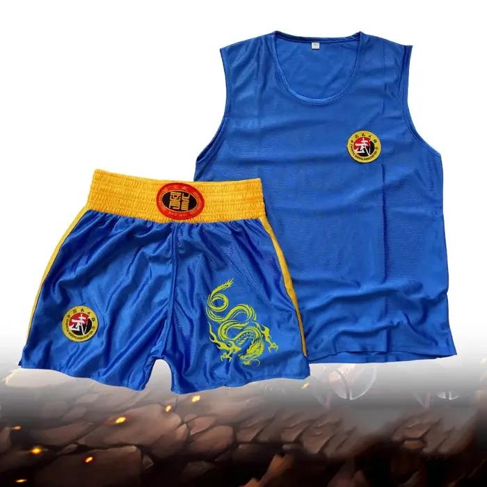 Vêtements Wushu unisexes, uniforme de Kung Fu pour enfants, vêtements Sanda Wu Shu, ensemble d'arts