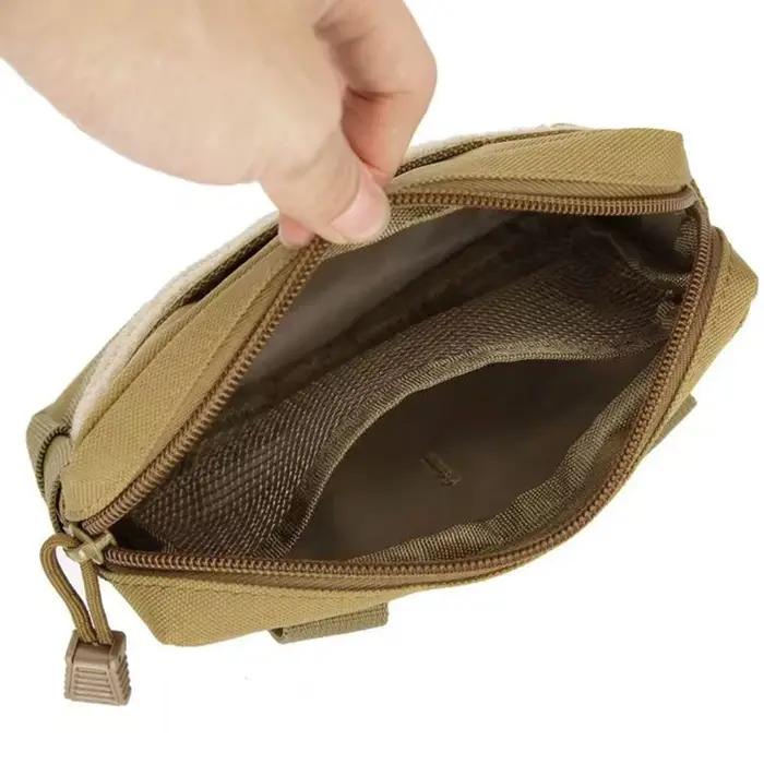 Le kit d'outils de transport quotidien en plein air peut être accroché sur le gilet extérieur, une ceinture de sac à dos en plein air