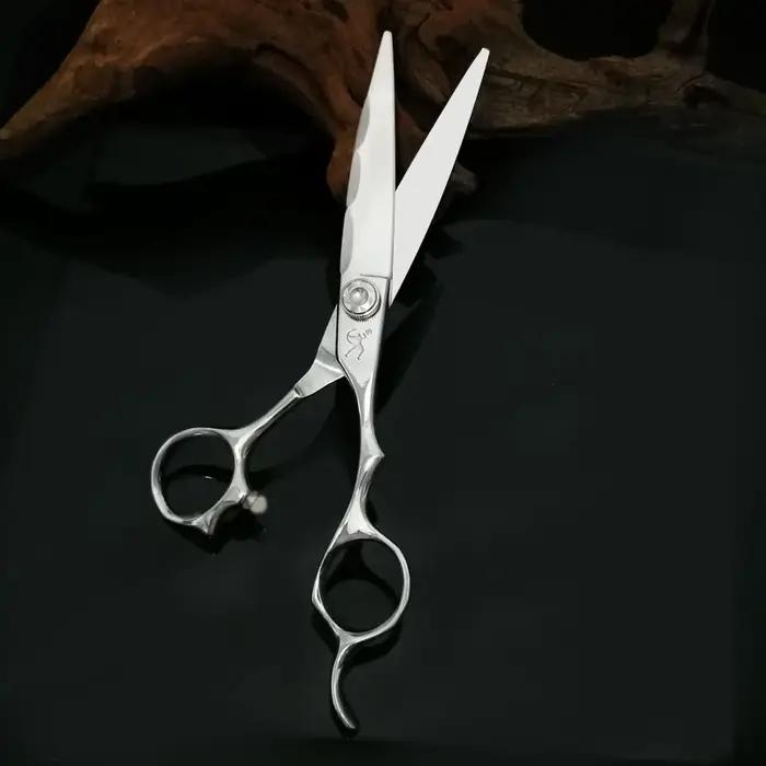 Ciseaux de coiffure professionnels TITAN Japan Original, ensemble de ciseaux de barbier professionne