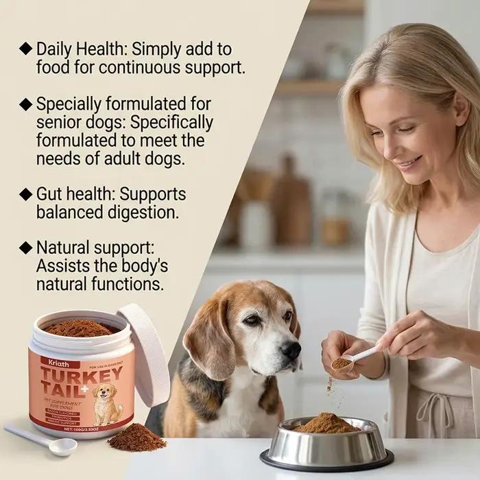 Complement alimentaire pour soutenir l'immunité des chiens favorisant une fonction immunitaire saine tous les jours pour chiens de toute race