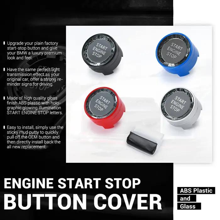 Bouton de commutation de moteur d'arrêt de démarrage en cristal, pour BMW 1 2 3 4 5 6 7 X1 X5 X6 F22