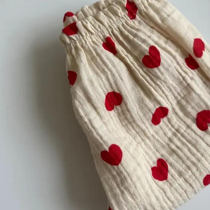 Pantalons en coton biologique et lin unisexe pour bébés et nouveau-nés, imprimés pastoraux et animaux de compagnie, confort tout au long de l'année, occase spéciale et quotidienne