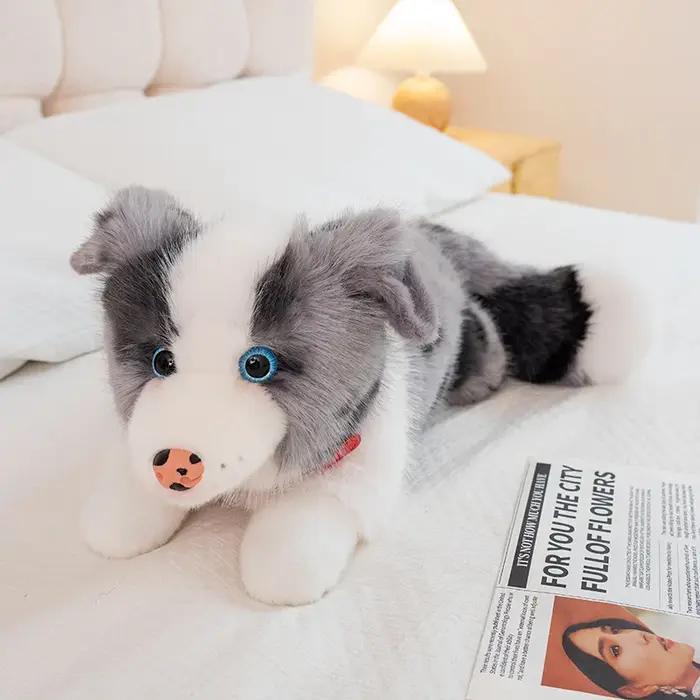 Jouets en peluche Border Collie unisexe elfe doux 4 couleurs 40/50cm pour enfants imagination et émotions
