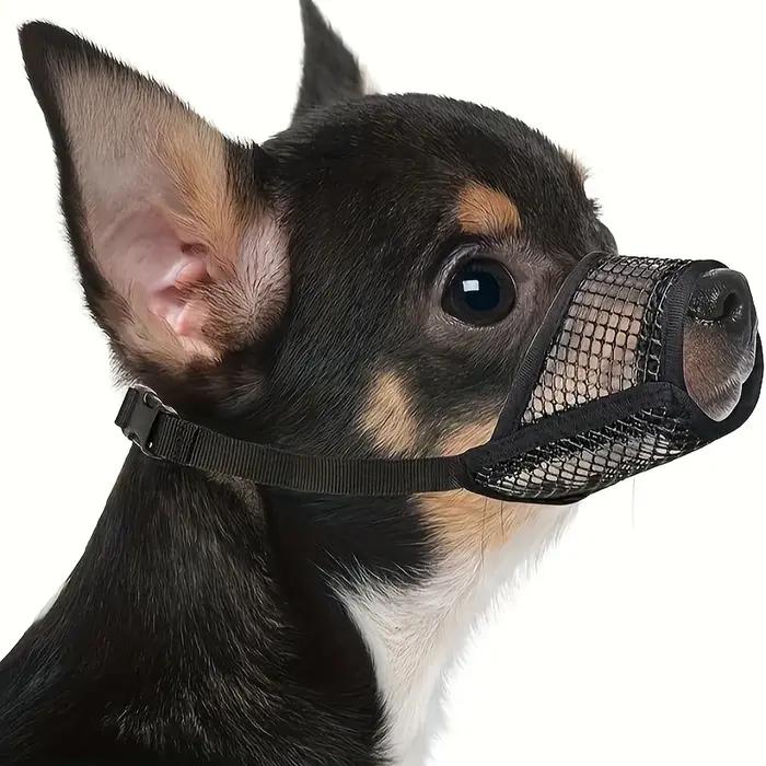 Muselière en maille pour museau court et petits chiens moyens