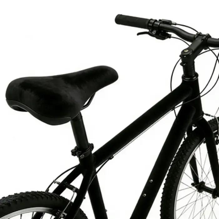 VOLE VLD45 BMX Siège fixe vintage en fibre de velours Selle confortable Expérience de cyclisme pour les déplacements