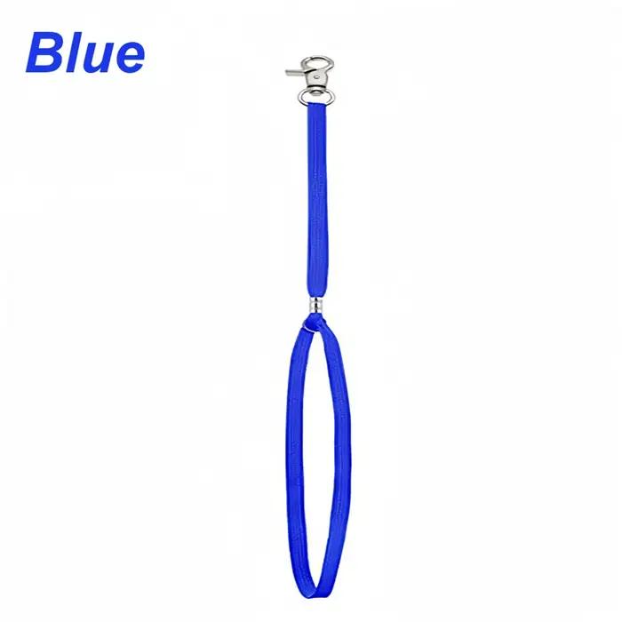 Corde de sécurité en nylon pour chats et chiots personnalisable harnais de retenue pour bain et toilettage ajustable en blanc lavande multicolore violet
