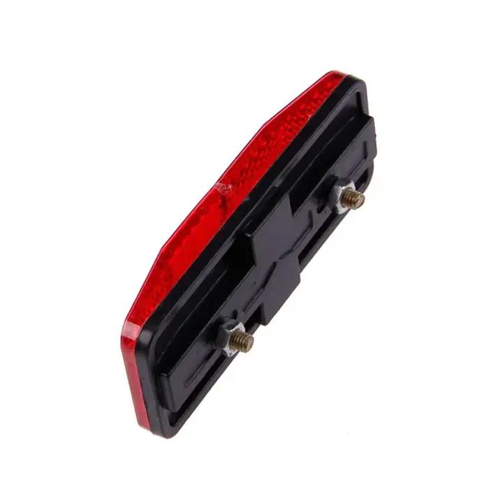 Réflecteur d'iode pour la sécurité routière, avec bandes rouges, pour VTT