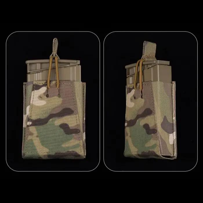 Pochette magnétique pour fusil Attacker 7.62 | Porte-revues simple compatible MOLLE | Pour la chasse et le camping
