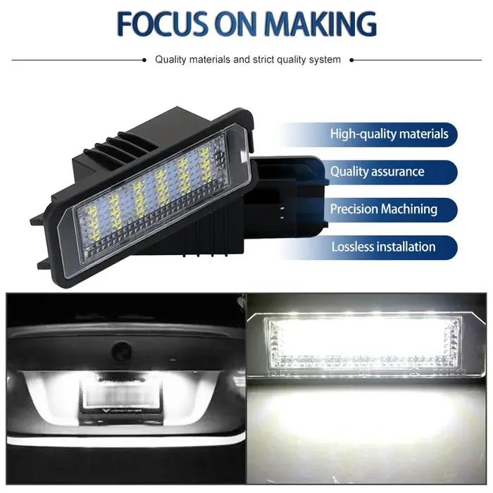 Feux de plaque d'immatriculation Led pour voiture