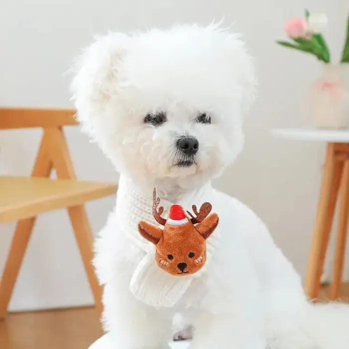 Écharpe de Noël pour animaux de compagnie