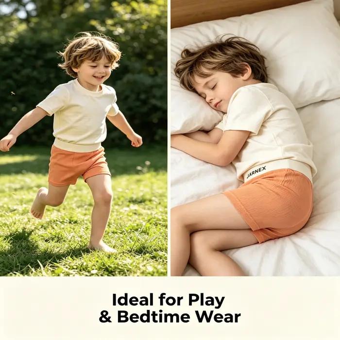 Boxers en coton assortis pour la famille, doux et respirants, pour tous les âges, garçons, enfants, sous-vêtements confortables, tenue décontractée quotidienne, vêtements assortis parent-enfant