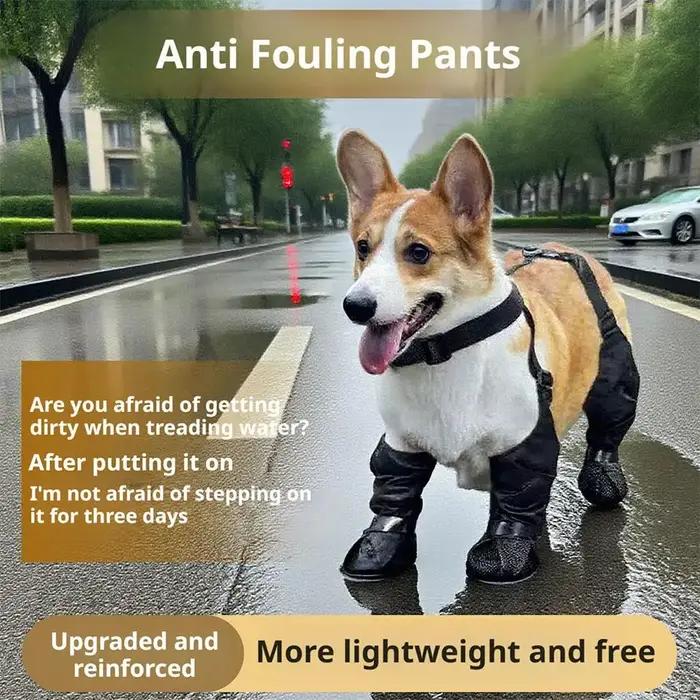 Bottes de pluie imperméables et antidérapantes pour animaux de compagnie, douces, résistantes à l'usure, bottes de marche réglables pour chiens et chats occasions spéciales