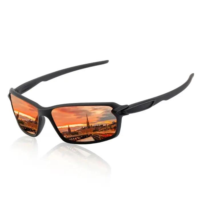 Lunettes de soleil polarisées carrées conduite pêche UV400 hommes - Marque designer sport voyage