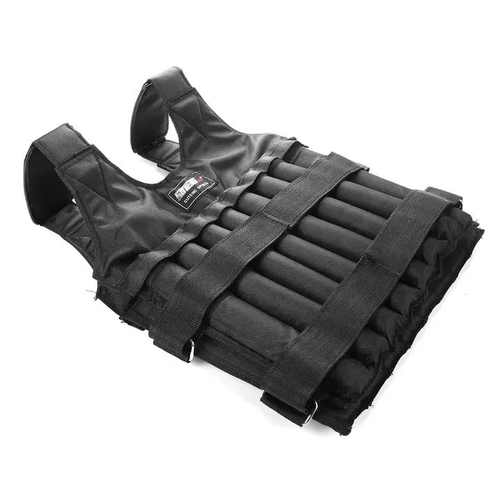 Combinaison d'entraînement de poids réglable veste de course avec sacs de poids pour athlètes endurance jogging fitness matériel d'entraînement sportif