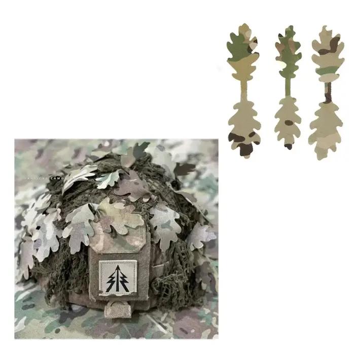 15PCS/set Tactical Hunting CS Wargame Diy Helmet Cover CP Strips for Helmet Disa