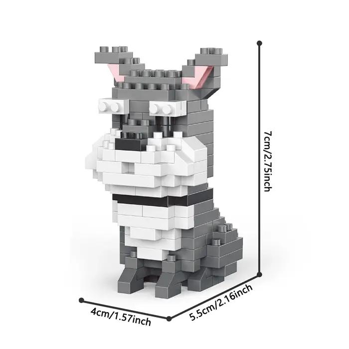 Micro mini blocs de construction pour chien de compagnie