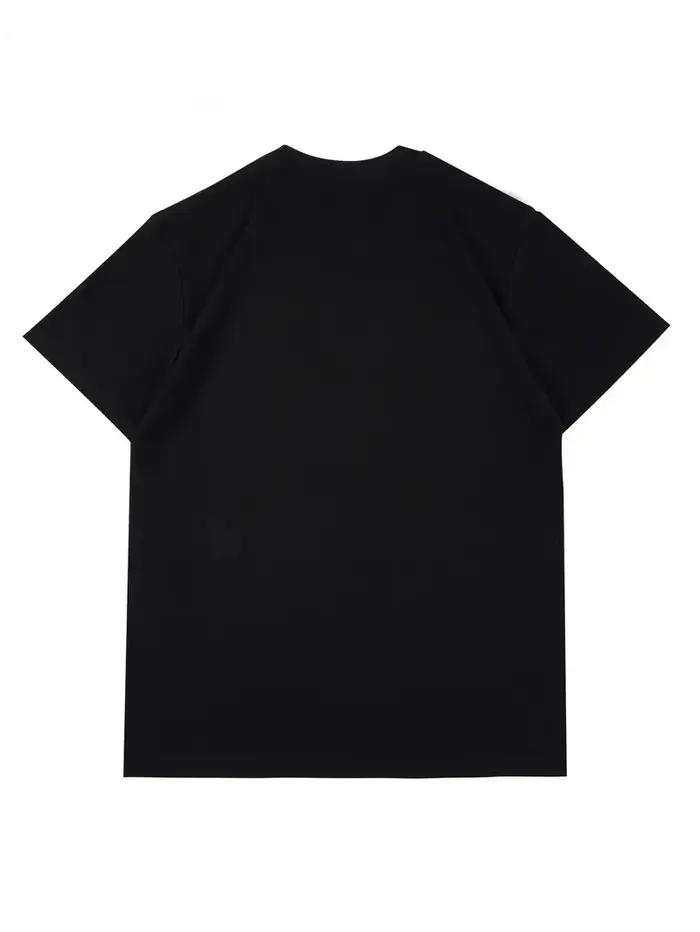 T-shirt à Manches Courtes et Col Rond pour Femme, avec Imprimé de Jésus et Charge Tombée