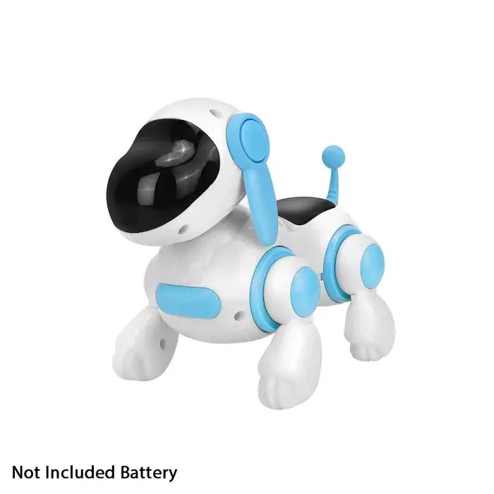 Chien robotique interactif intelligent simulation de lumière de marche son musique éducateur pour enfants ramper chant et interactif nouveau jouet occasion spéciale