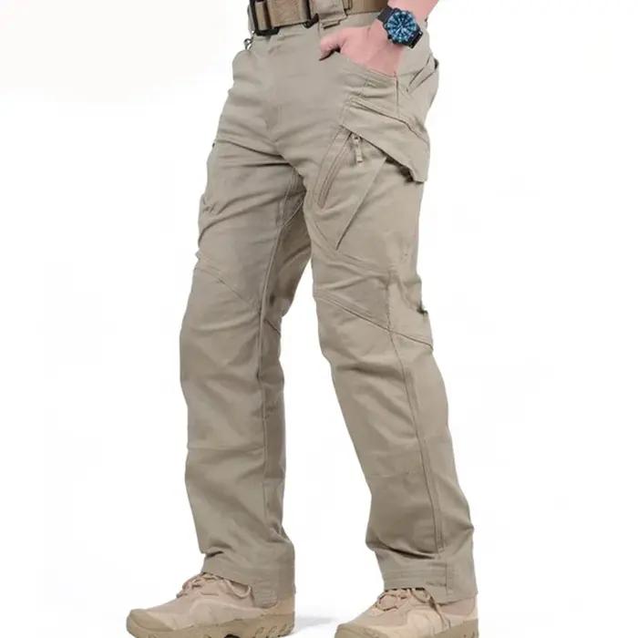 Pantalon cargo tactique 5XL pour chasse urbaine et randonnée - Élastique