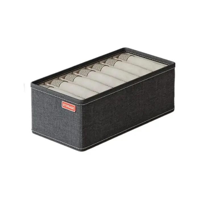 Organisateur de sous-vêtements avec rangement classifié en ABS pour sous-vêtements, chaussettes et soutiens-gorge, boîte de rangement pour tiroirs et placards, idéal pour la maison et les cadeaux spéciaux